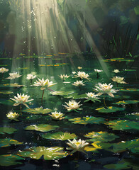 lotus flower, close up of a lotus flower, water lily flower