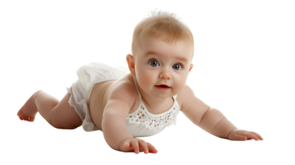 Baby on a transparent background