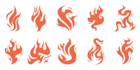 Flame Vector Element