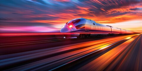 train was speeding towards its destination