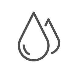 Skin care related icon outline and linear vector.