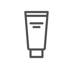 Skin care related icon outline and linear vector.