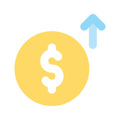 Profit increase icon design ready for premium use