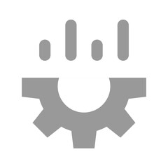 Well designed creative icon of productivity, efficiency vector design