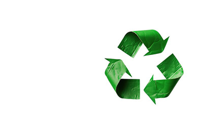 Obraz premium Recycling symbol on transparent background