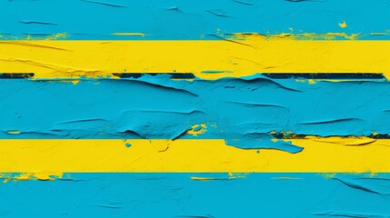 Abstract blue and yellow paint background with liquid grunge texture for artistic designs