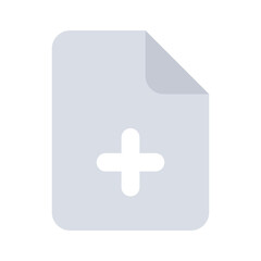 Obraz premium Add page icon design in modern and unique style