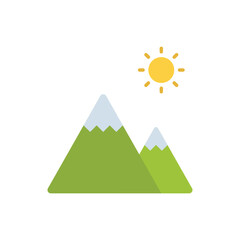 Mountain vector icon
