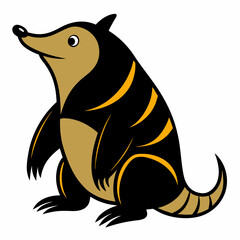 Mole different style vector illustration line art