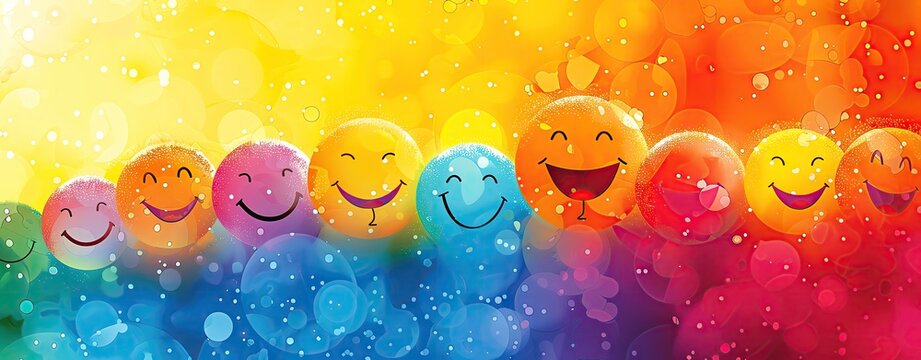 A colorful vector background for International Yoga Day with yoga poses and serene settings, with space for messaging