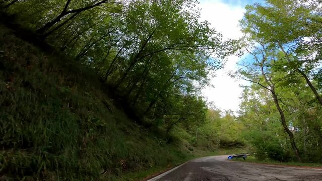 Italy Driving 0850 Predappio