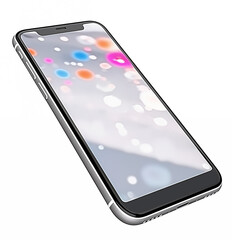 Smartphone isolated on white