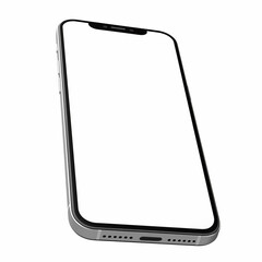 Smartphone isolated on white