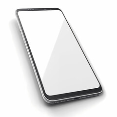 smartphone isolated on white