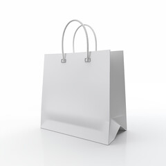 white shopping bag