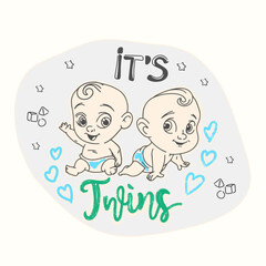 Its Twins, Boy and Boy, Gender Reveal Party