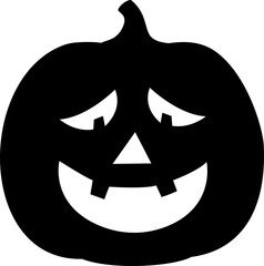 Halloween pumpkin silhouette vector.
Jack o lantern pumpkin for halloween silhouette.
