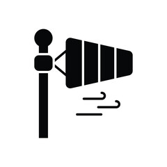 Windsock vector icon