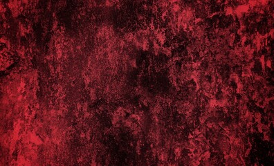 Abstract red cement wall texture and background. Red gradient background. Rich red texture. Abstract red background. Red abstract blurred gradient background