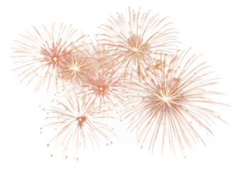 PNG Fireworks outdoors night illuminated.