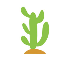 desert cactus vector illustration