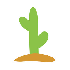 desert cactus vector illustration