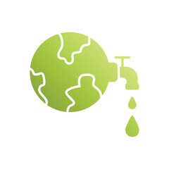Save Water vector icon