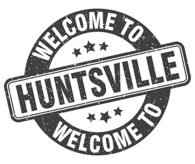 Welcome to Huntsville stamp. Huntsville round sign