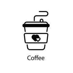Coffee vector icon 