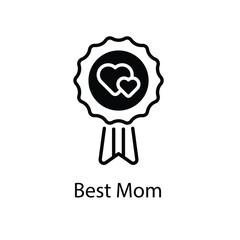 Best Mom vector icon 