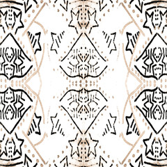 Obraz premium Seamless Fabric Patterns. Minimal Asia Graphic