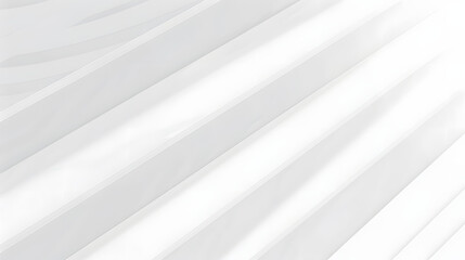Obraz premium White luxury background with grey shadow diagonal stripes. Light elegant dynamic abstract BG. Trendy geometric neumorphism. Universal minimal 3d sale modern backdrop. Amazing deluxe business template