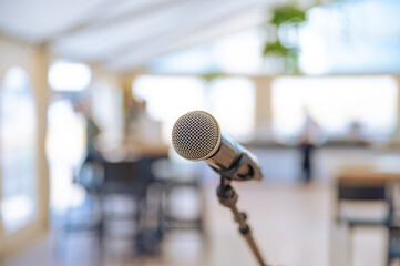 Photographie de microphone pour des événement, musique, etc.