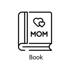 Book vector icon 