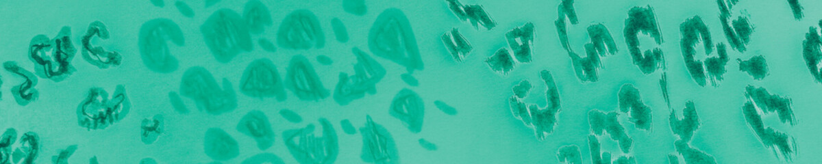 Modern Ethnic Strip. Kaleidoscope Watercolor.