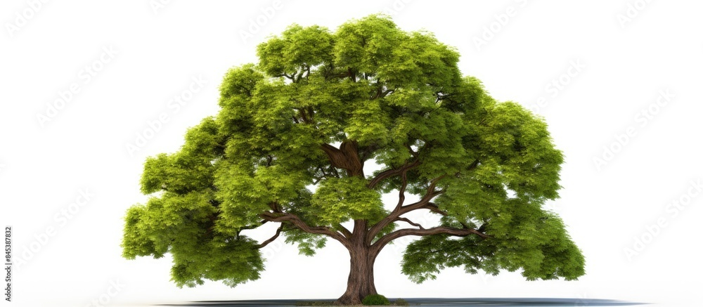 Aufkleber Tree isolated on white background high resolution for graphic decoration suitable for both web and print media. Creative banner. Copyspace image