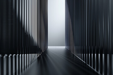 A pair of abstract lines are distributed across half of the screen, creating a modern and dynamic visual effect