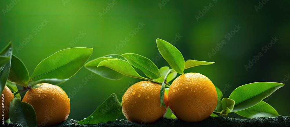 Aufkleber oranges that are still raw. creative banner. copyspace image