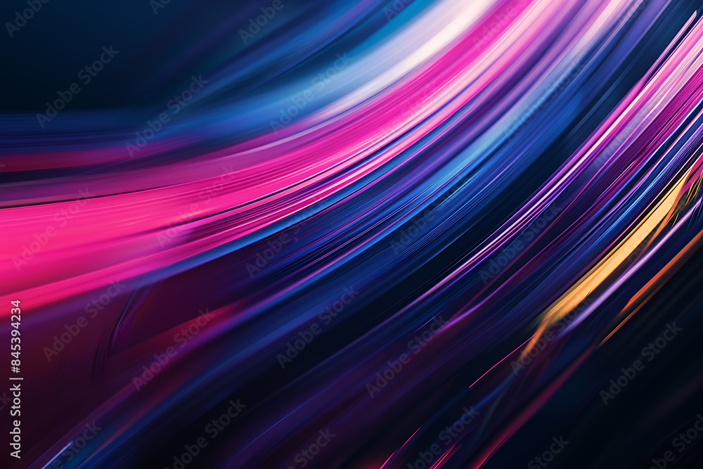 Poster a pair of abstract lines are distributed across half of the screen, creating a modern and dynamic vi