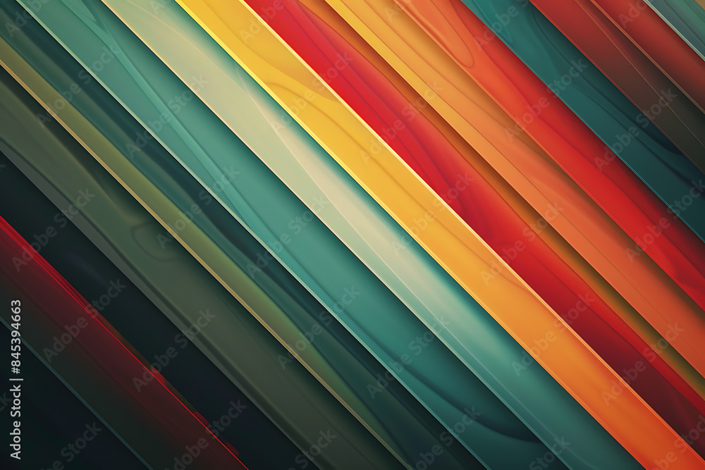 Poster a pair of abstract lines are distributed across half of the screen, creating a modern and dynamic vi