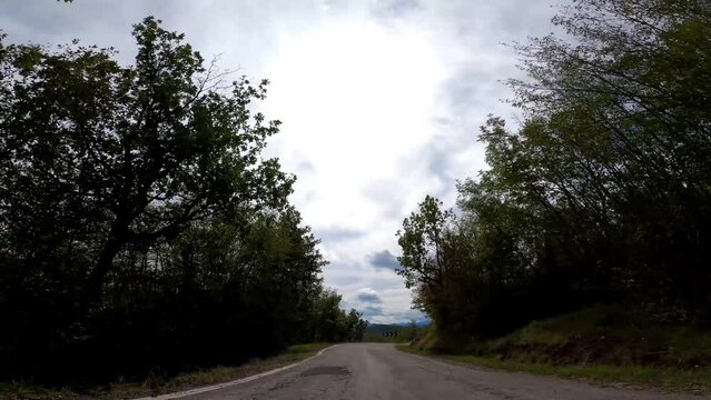 Italy Driving 0857 Predappio