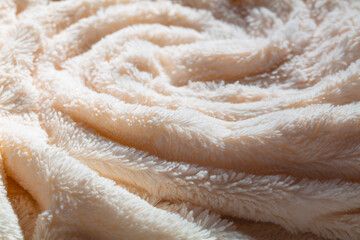 white velour plush cloth textured background