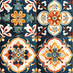 wallpaper, tiles or carpet in a seamless pattern.