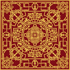 wallpaper, tiles or carpet in a seamless pattern.