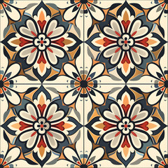 wallpaper, tiles or carpet in a seamless pattern.