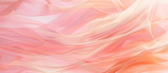 Soft and Elegant Peach Pink and Rose Beige Abstract Background with Light Pastel Colors and Blurred Patterns