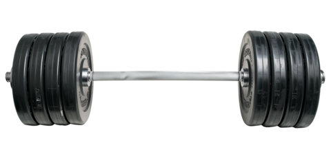 Heavy Barbell with Weight Plates