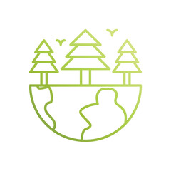 Earth Environment vector icon