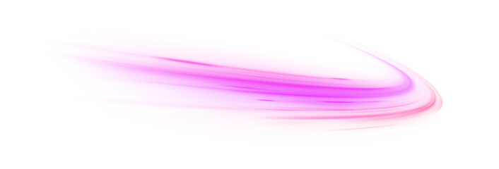 Racing cars dynamic flash effects city road with long exposure night ligh. Laser beams luminous abstract sparkling isolated on a transparent background.	