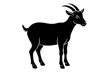 goat Silhouette vector illustration